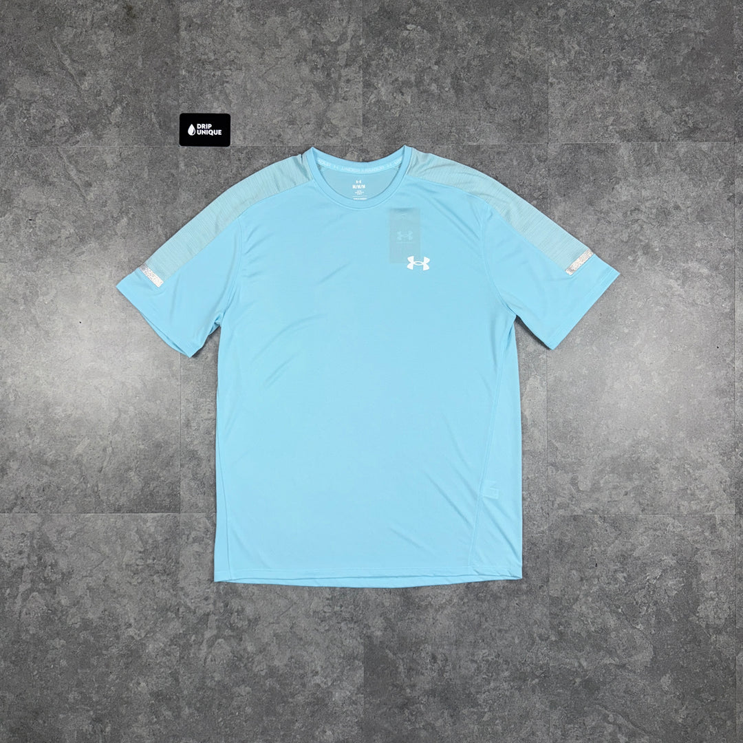Under Armour Tech Utility T-Shirt Baby Blue, Under Armour T-Shirt, dripuniqueuk