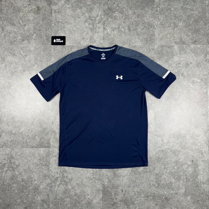 Under Armour Tech Utility T-Shirt Navy Blue, Under Armour Clothing, dripuniqueuk