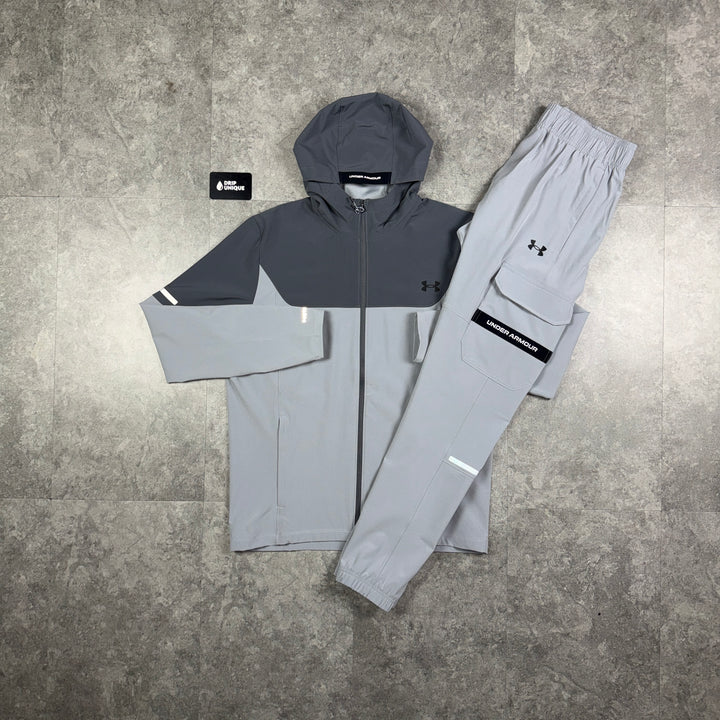 Under Armour Utility Tracksuit Grey, under armour tracksuit, dripuniqueuk