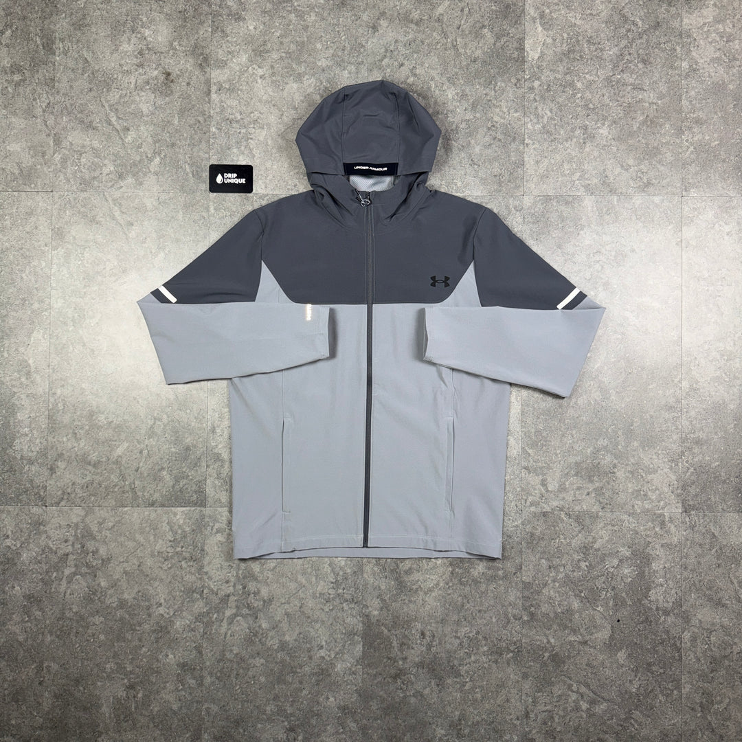 Under Armour Utility Windrunner Jacket Grey, under armour jacket, dripuniqueuk