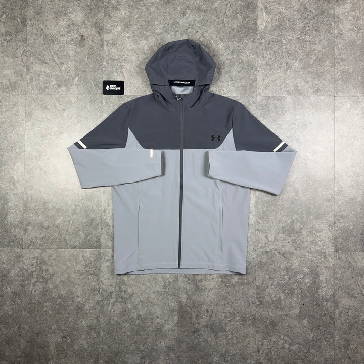 Under Armour Utility Windrunner Jacket Grey, under armour jacket, dripuniqueuk