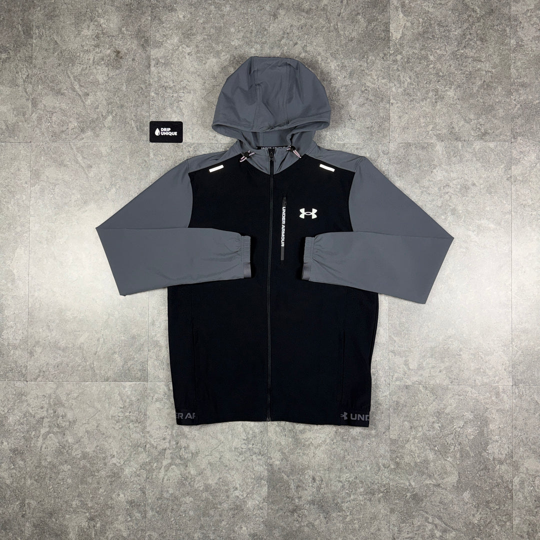Under Armour Vanish Windrunner Jacket Black / Grey, under armour jacket, dripuniqueuk