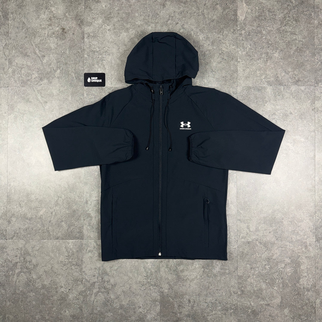 Under Armour Windrunner Jacket Black, under armour jacket, dripuniqueuk