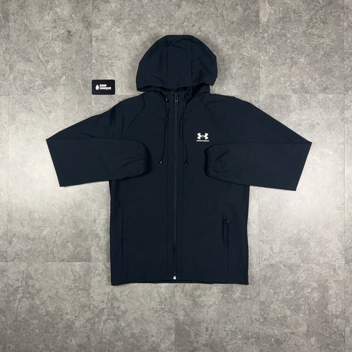 Under Armour Windrunner Jacket Black, under armour jacket, dripuniqueuk