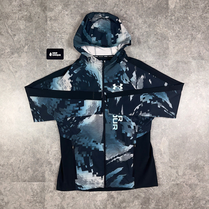 Under Armour Windrunner Jacket Blue Storm, Under Armour Jacket, dripuniqueuk