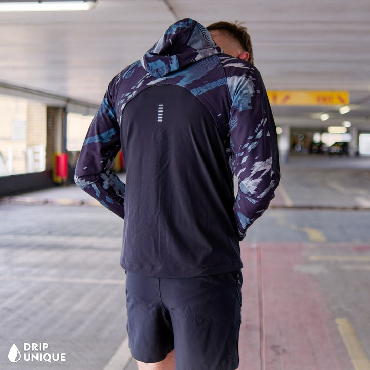 Under Armour Windrunner Jacket Blue Storm, Under Armour UK, Rear, dripuniqueuk