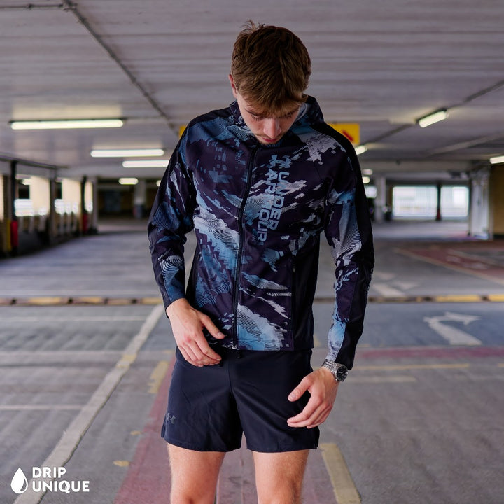 Under Armour Windrunner Jacket Blue Storm, Under Armour UK, dripuniqueuk