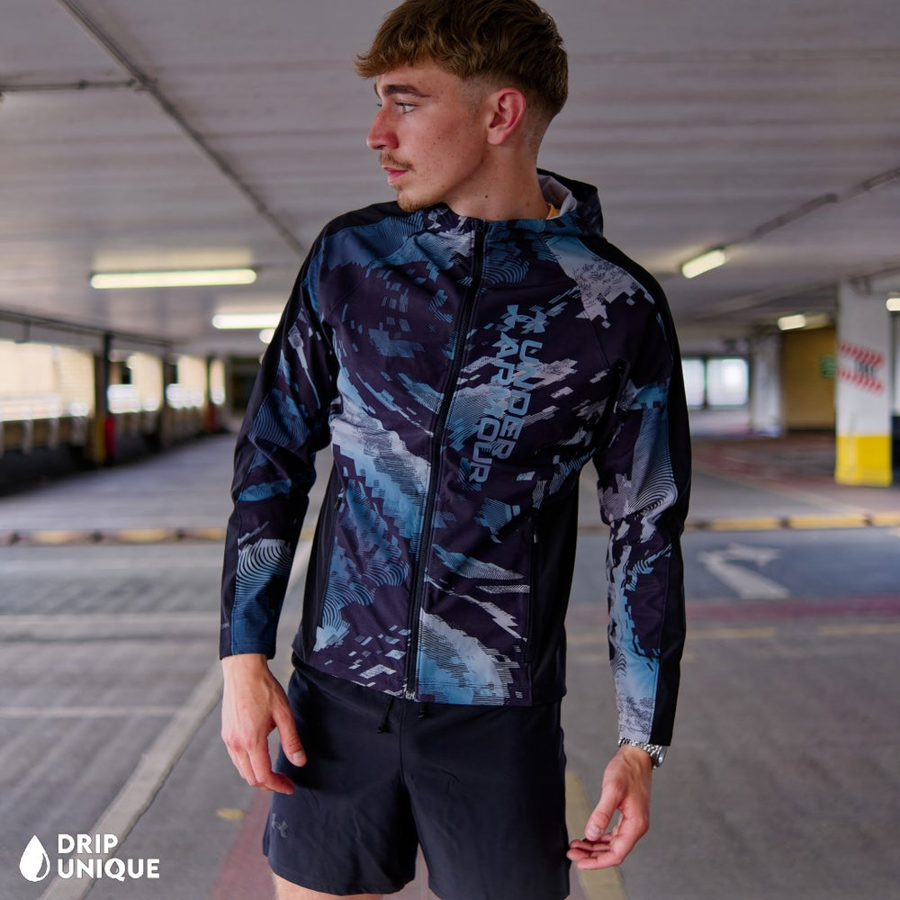 Under Armour Windrunner Jacket Blue Storm, Under Armour Windrunner, dripuniqueuk