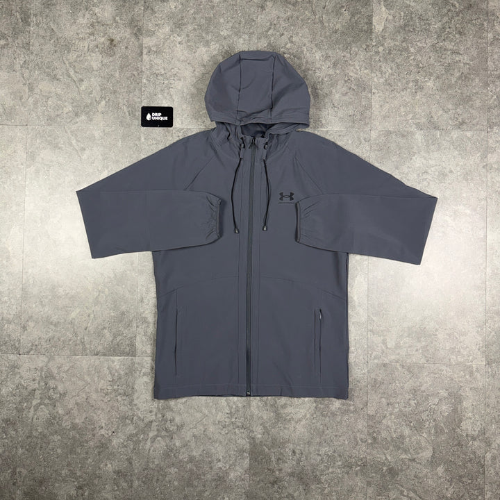 Under Armour Windrunner Jacket Grey, under armour jacket, dripuniqueuk