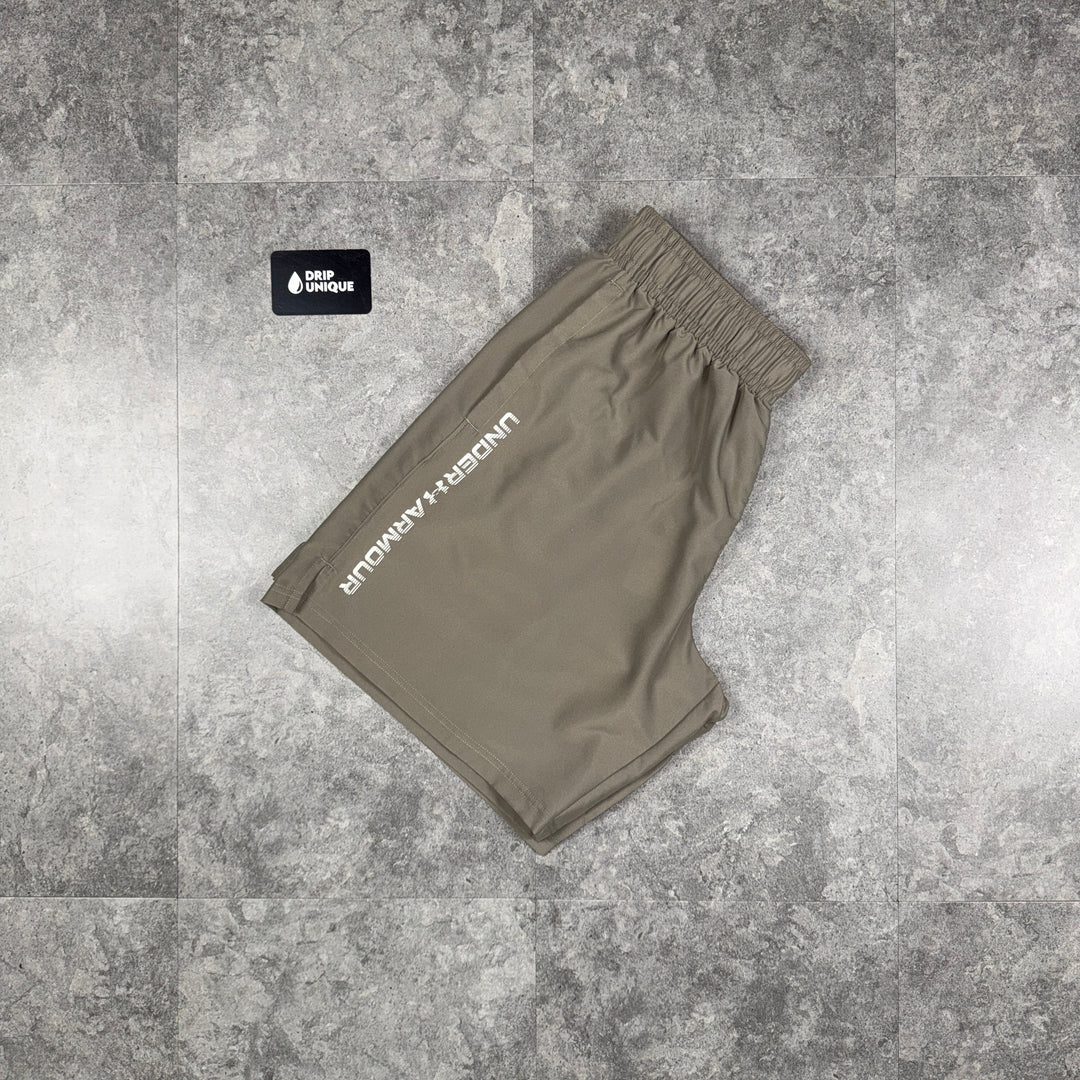 Under Armour Woodmark Shorts Beige, under armour shorts, dripuniqueuk