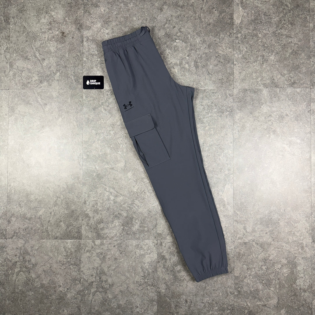 Under Armour Woven Cargo Pants Grey, under armour, dripuniqueuk