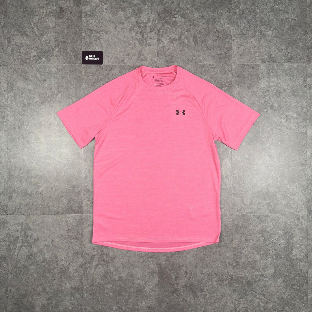 Under Armour Woven T-Shirt Pink, Under Armour T Shirt, dripuniqueuk