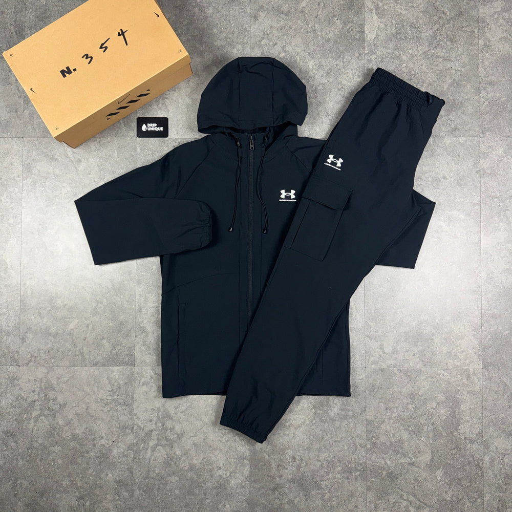 Under Armour Woven Tracksuit Black, under armour woven tracksuit, dripuniqueuk