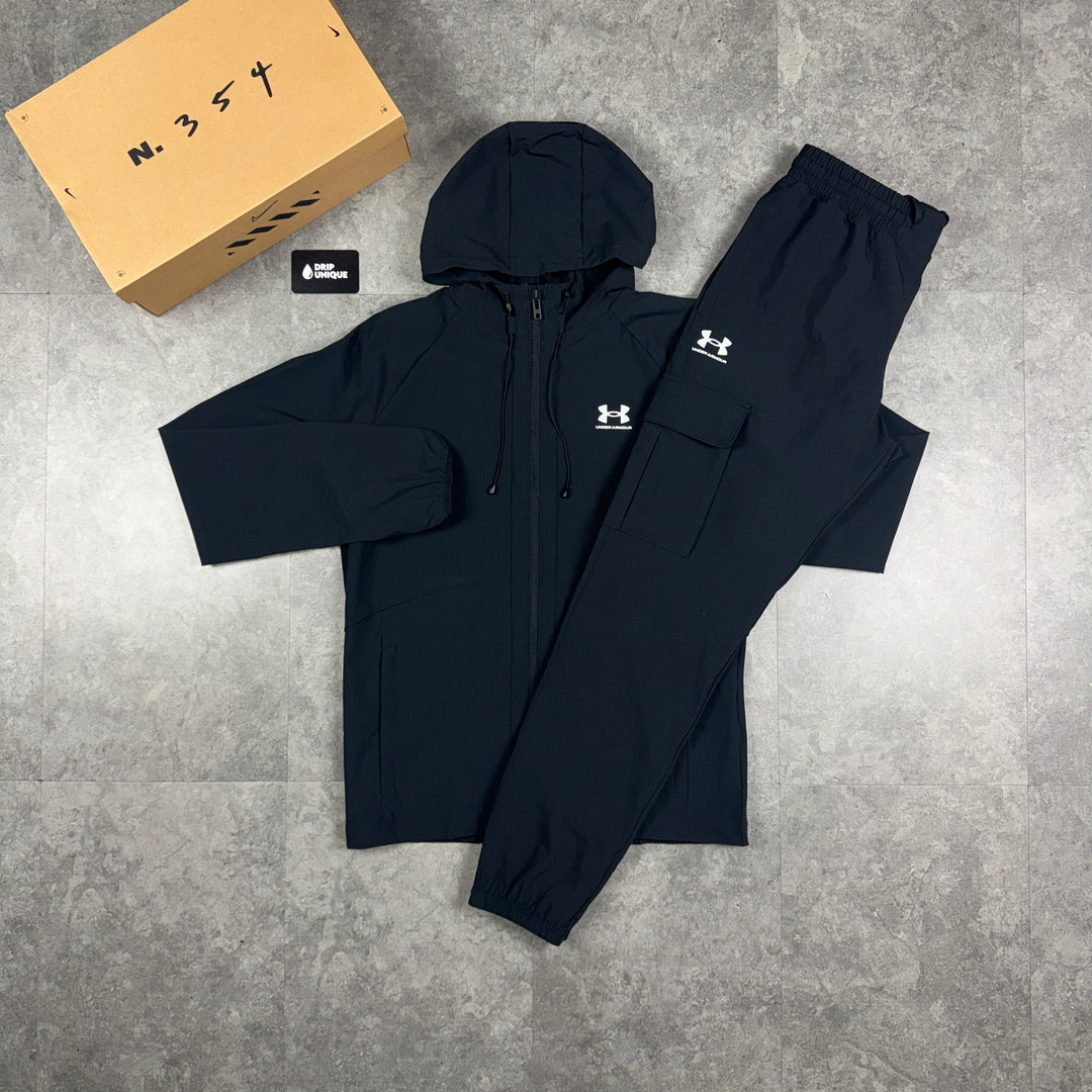 Under Armour Woven Tracksuit Black, under armour woven tracksuit, dripuniqueuk