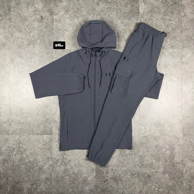 Under Armour Woven Tracksuit Grey, under armour tracksuit, dripuniqueuk