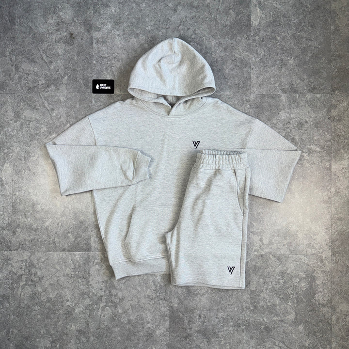 VCTRS Primus Hoodie Grey & Grey Primus Shorts Set, vctrs set, dripuniqueuk