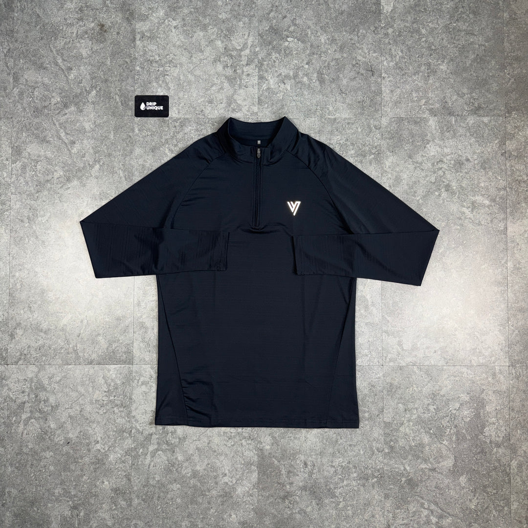 VCTRS Tiro 1/4 Zip Black, vctrs 1/4 zip, dripuniqueuk