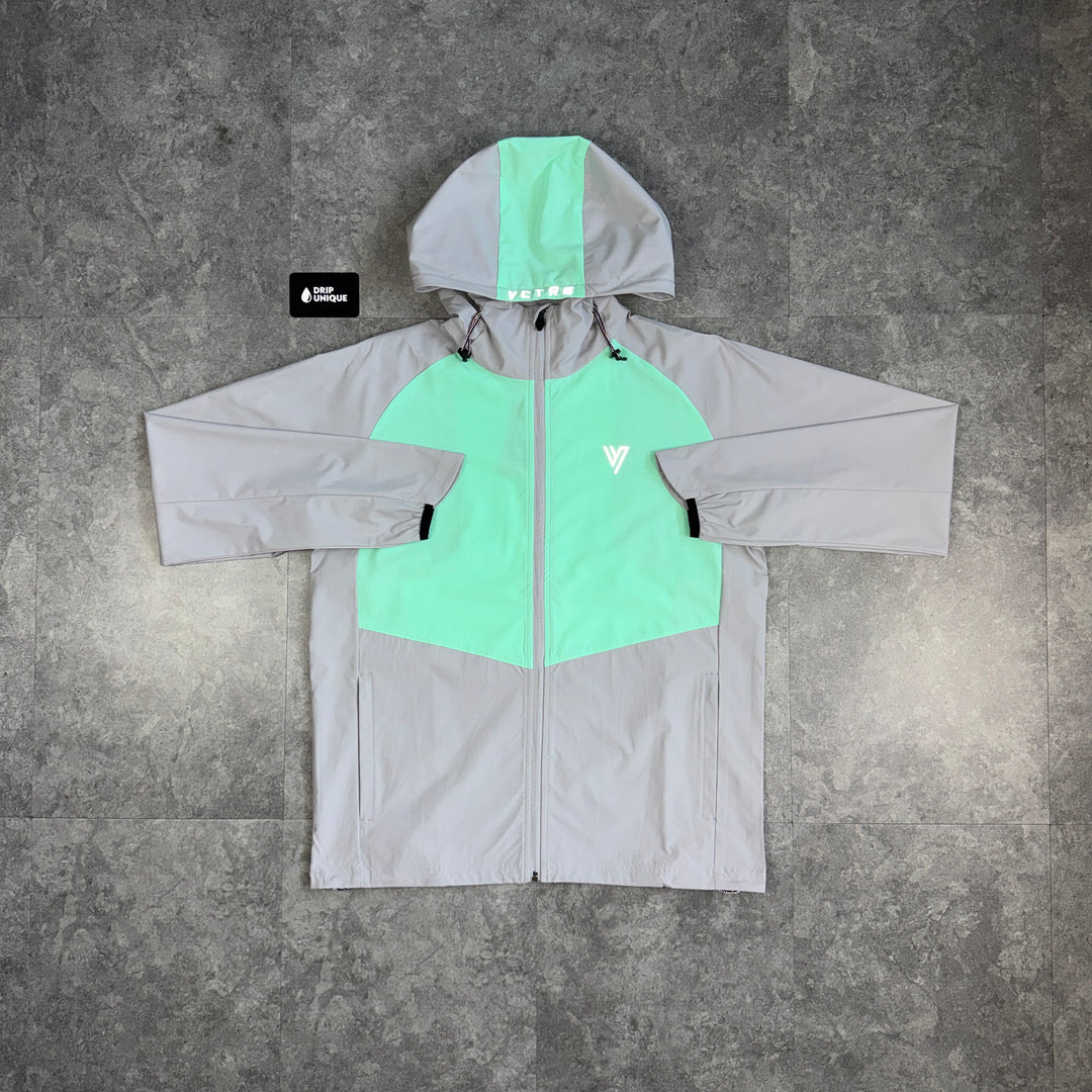 VCTRS Velum Windrunner Jacket Grey / Mint, vctrs jacket, dripuniqueuk