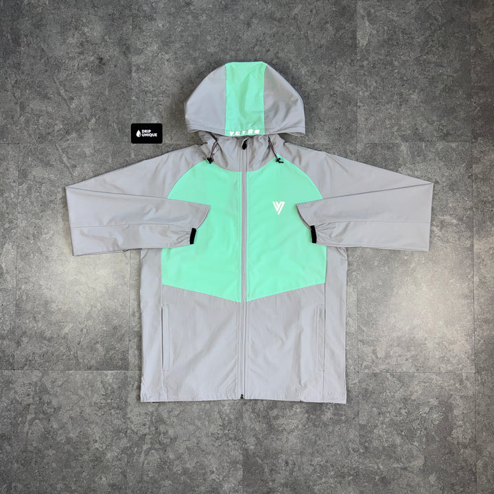 VCTRS Velum Windrunner Jacket Grey / Mint, vctrs jacket, dripuniqueuk