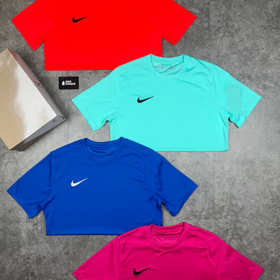 Nike Dri Fit T Shirt Hot Pink Black Dri Fit Shorts Set