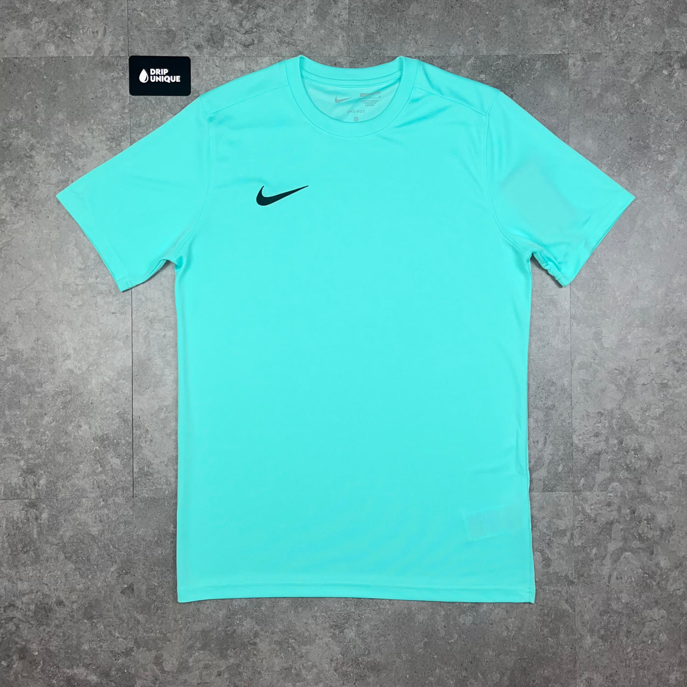 Black and turquoise nike top shirt