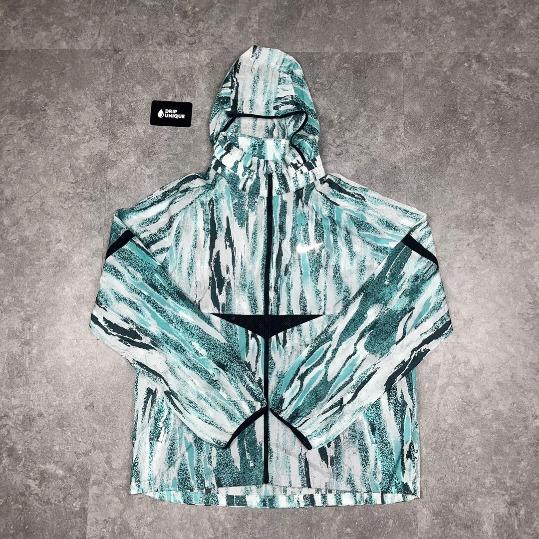 Nike Zebra Windrunner Jade Green Men's Clothing - dripuniqueuk